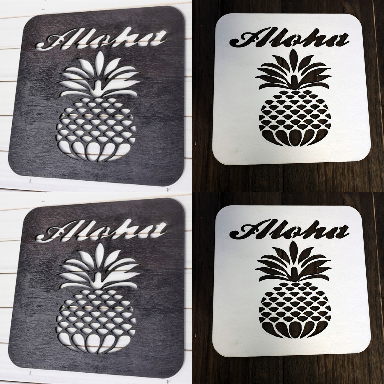 Aloha Pineapple Wall Art (Size M) Interior Panel