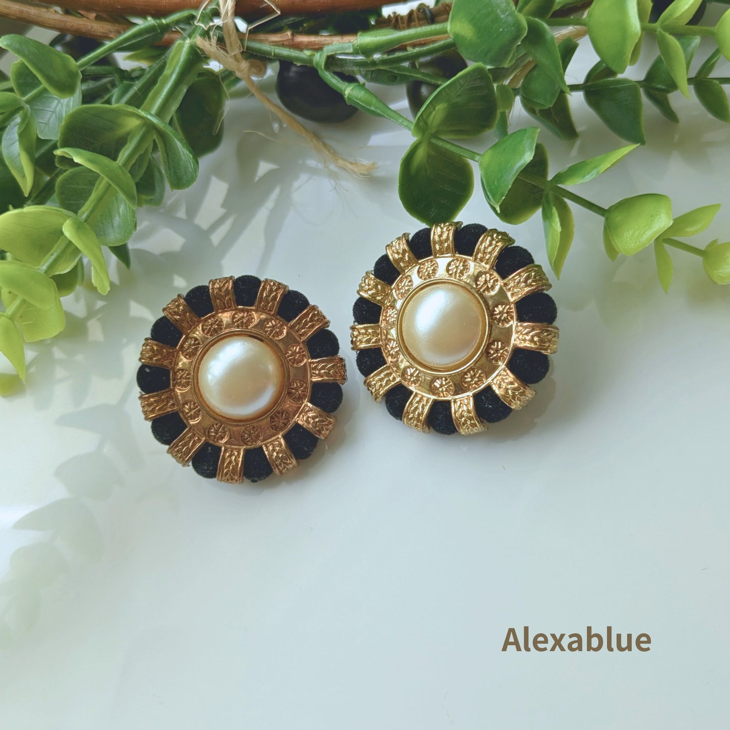 Antique Pearl Statement Earrings | US Purchase Vintage Large Pearl Earrings
