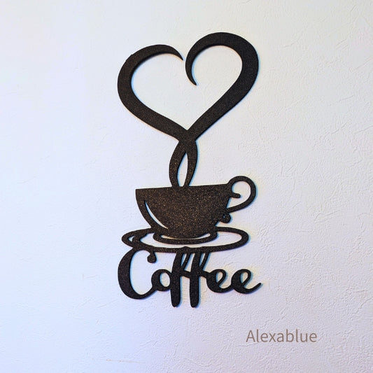 Coffee Wall Art | 3D Printed Coffee Wall Art - Lightweight, Removable, for Kitchen & Living Room Decor