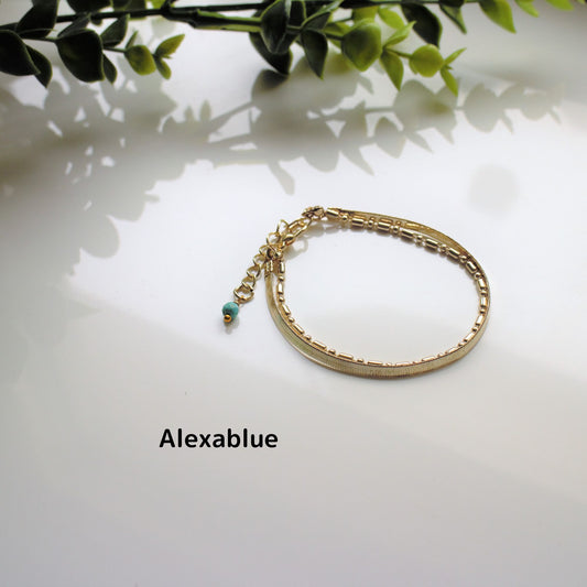 Two-strand Turquoise Bracelet - December Birthstone