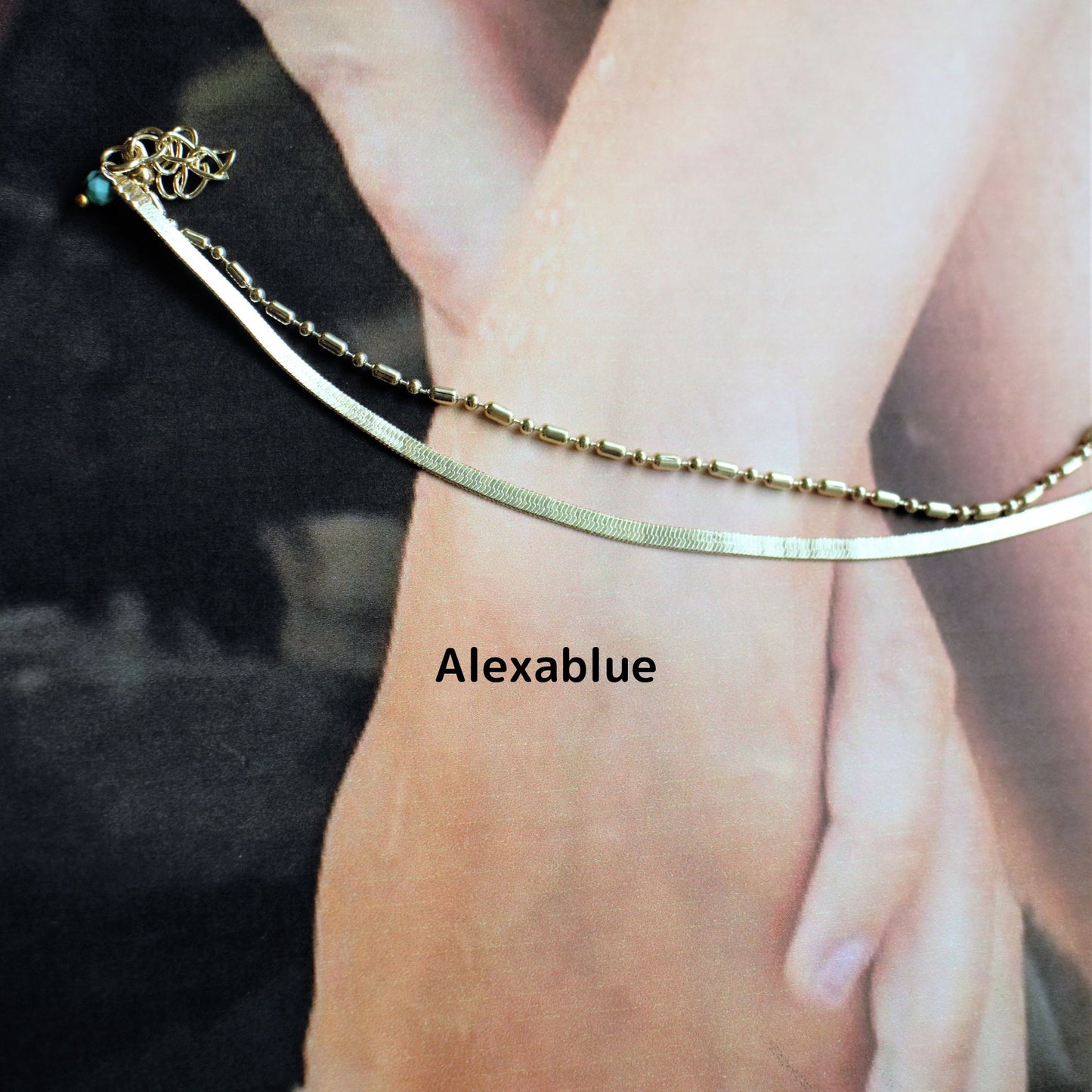 Two-strand Turquoise Bracelet - December Birthstone