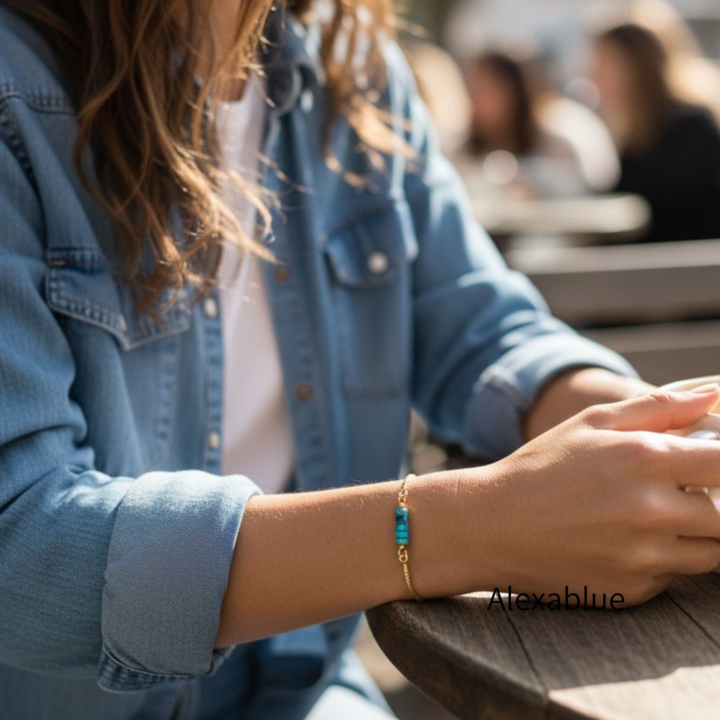 Natural Turquoise Bracelet | Gemstone accessories for a simple and individual everyday life