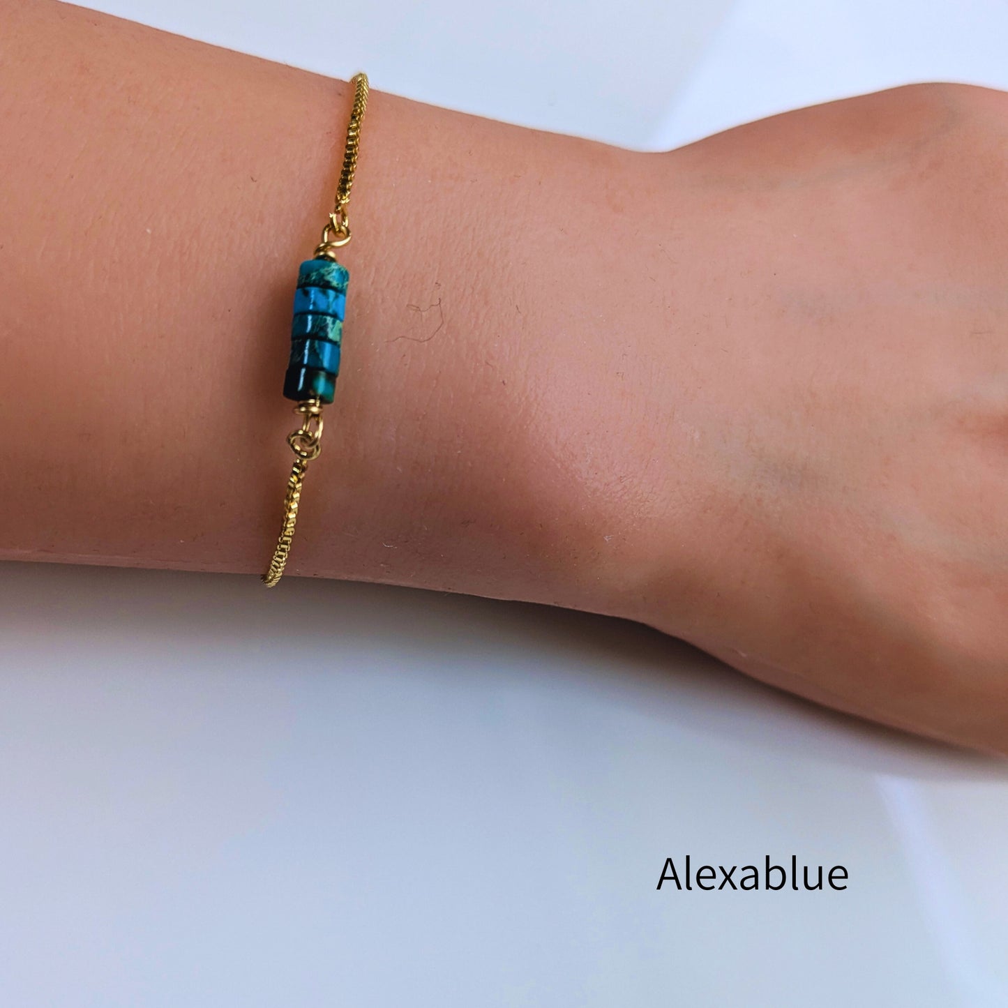 Natural Turquoise Bracelet | Gemstone accessories for a simple and individual everyday life