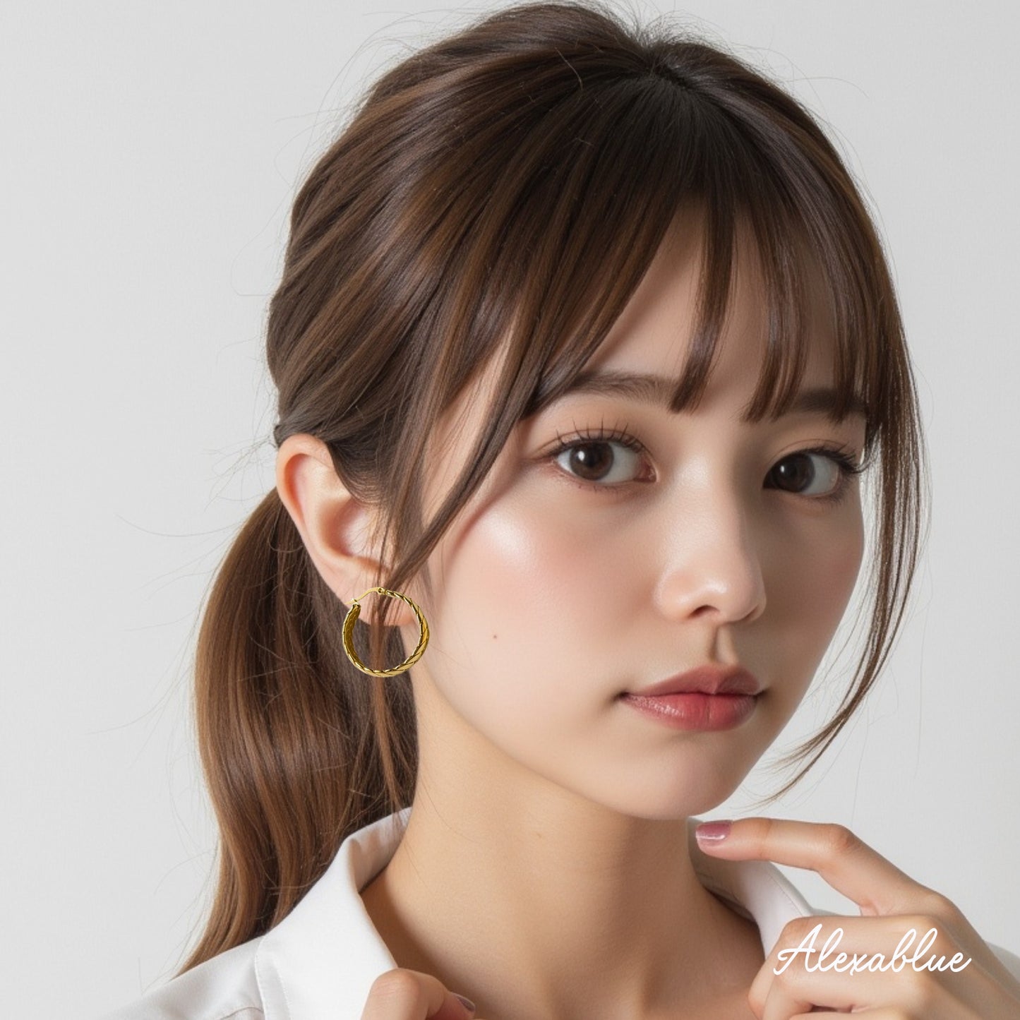 Henry Bone Light Hoop Refined Hoop Earrings Stylish Hoop Earrings