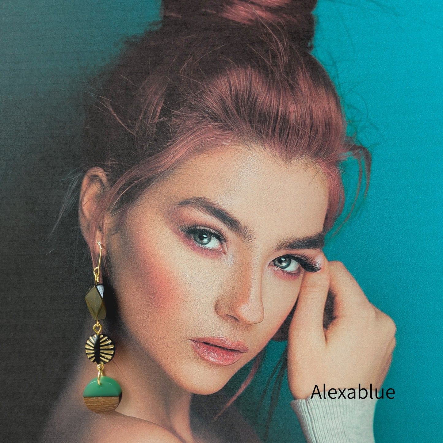 Tiger's Eye x Ethnic Earrings | October Birthstone | Elegant accessory that stands out in autumn/winter outfits | Natural stone