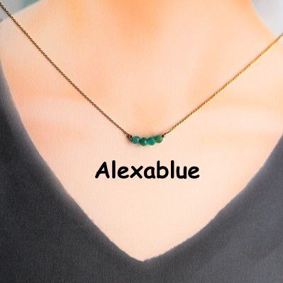 Amazonite Necklace K14GF