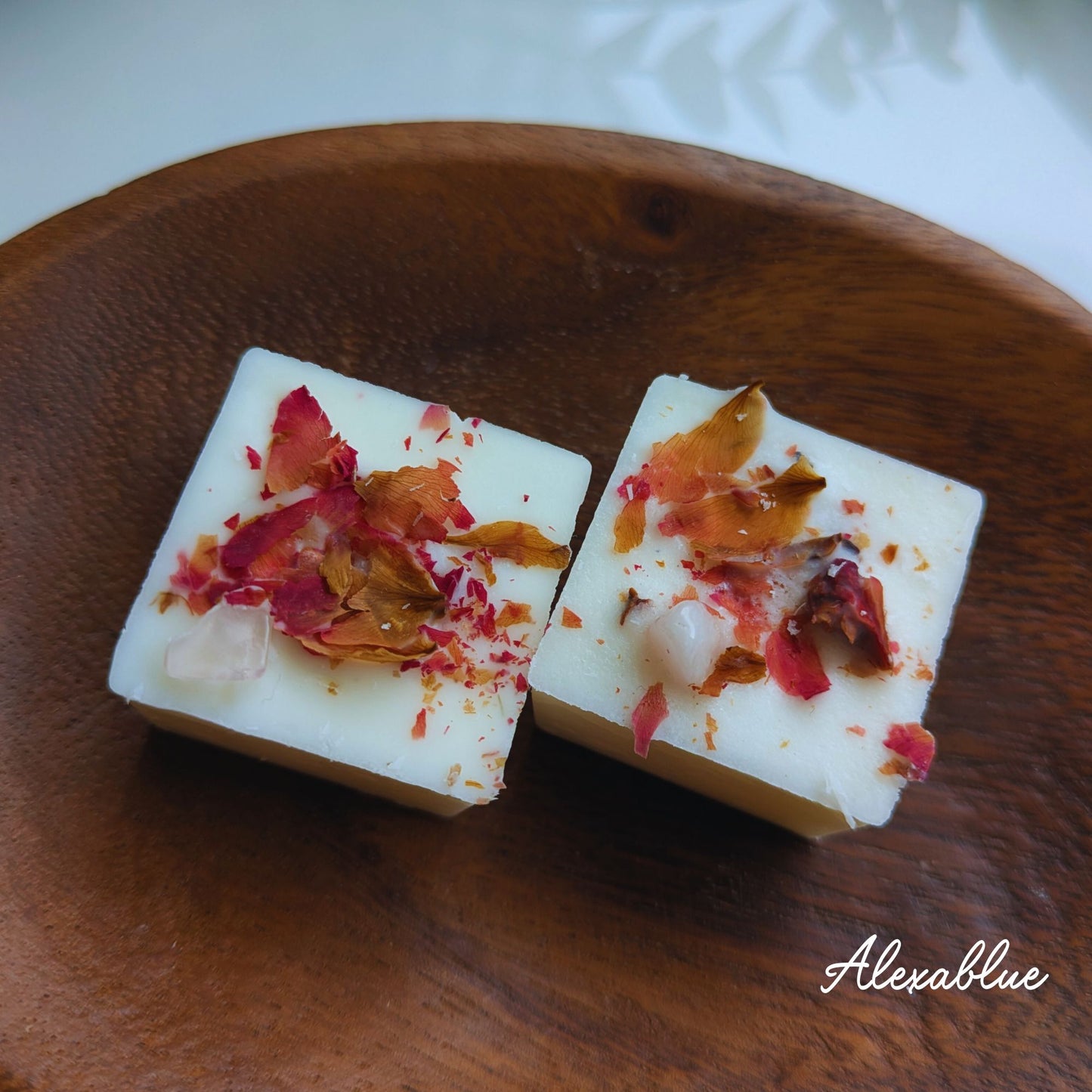 Aroma Soy Candle Cubes, Set of 4 - Natural Stones & Herbs, for Candle Warmers