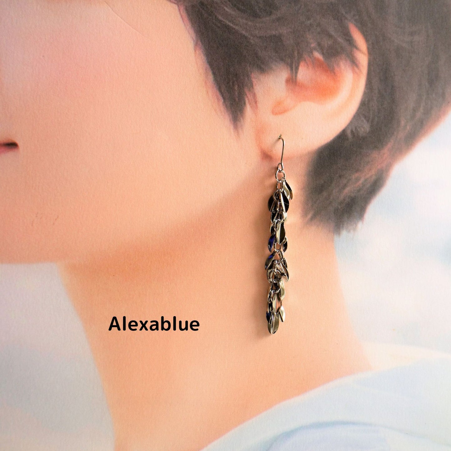 Metal Leaf Earrings