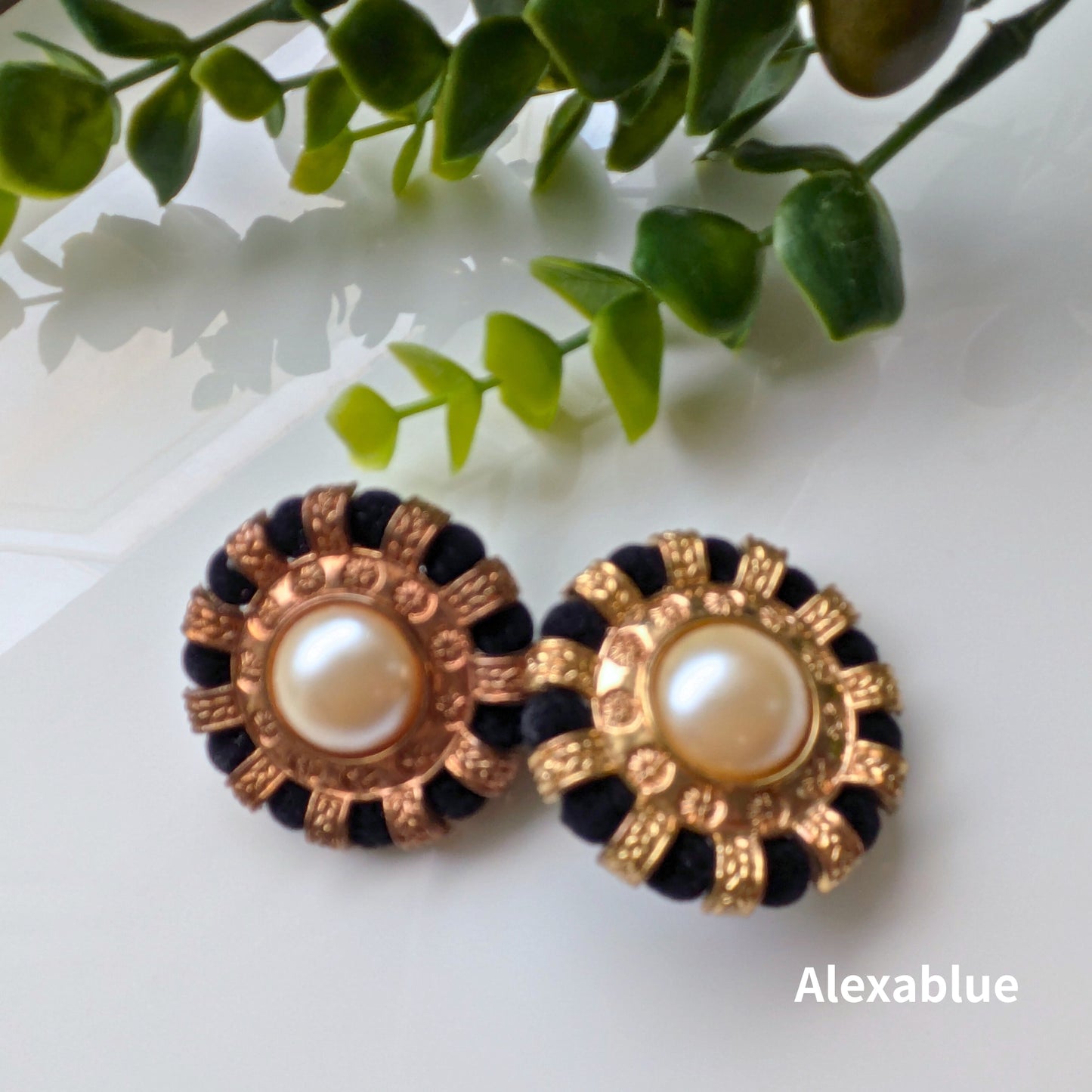 Antique Pearl Statement Earrings | US Purchase Vintage Large Pearl Earrings