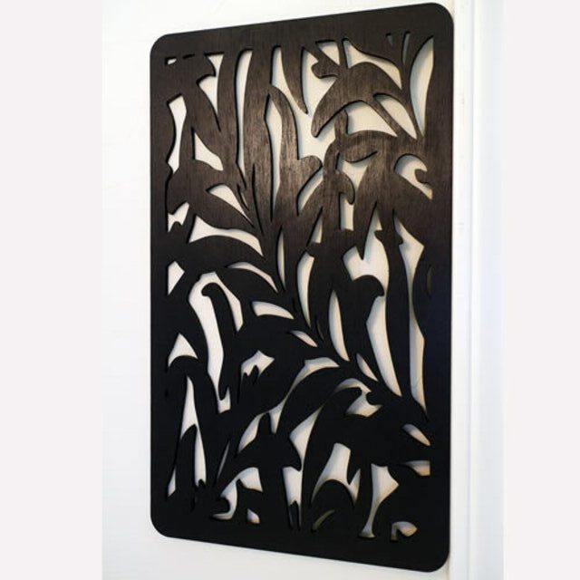 Asian Leaf Wall Art (M size) Interior Panel