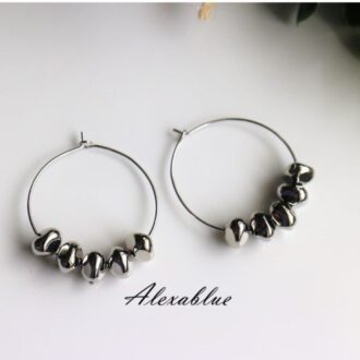 ミックスメタルフープ