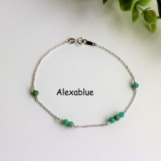 アマゾナイト ブレスレット silver925　amazonite  bracelet