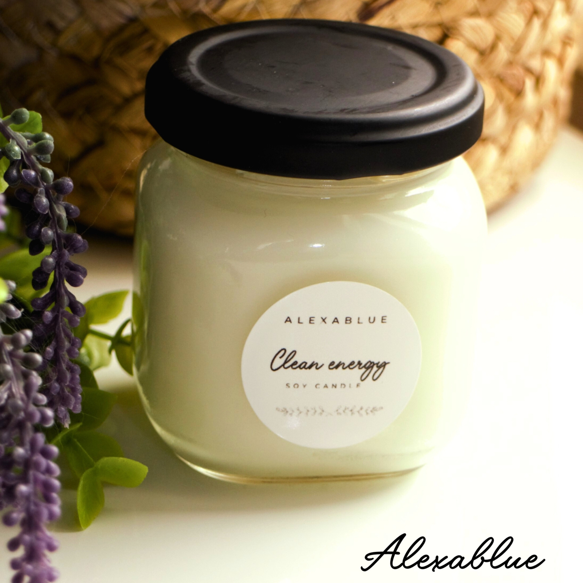 Clean energy Sサイズ ソイキャンドル セージキャンドル