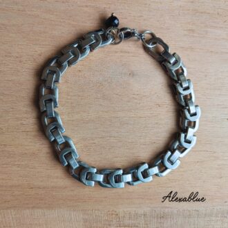 Thick Chain Onyx ブレスレット ユニセックス ブレスレット オニキス  ユニセックス メンズ レディース ごつめチェーン